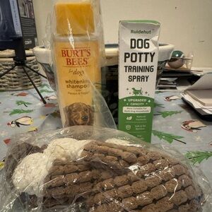 Burt's Bees Whitening Shampoo with Papaya & Yogurt Ruidehut Training Spray & Toy